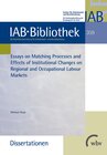 Buchcover Essays on Matching Processes and Effects of Institutional Changes