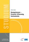 Buchcover Kompetenzen - Erwerb, Erfassung, Instrumente