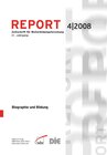 Buchcover REPORT - Zeitschrift für Weiterbildungsforschung 04/2008