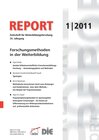 Buchcover REPORT - Zeitschrift für Weiterbildungsforschung 01/2011