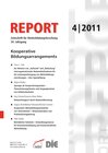 Buchcover REPORT 04/2011 - Kooperative Bildungsarrangements