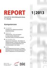 Buchcover REPORT 01/2013 - Kompetenzen