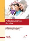 Buchcover Professionalisierung der Lehre