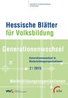 Buchcover Generationenwechsel in Weiterbildungsorganisationen