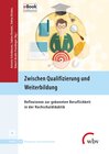 Buchcover Zwischen Qualifizierung und Weiterbildung
