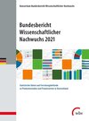 Buchcover Bundesbericht Wissenschaftlicher Nachwuchs 2021