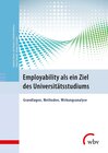 Buchcover Employability als ein Ziel des Universitätsstudiums