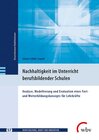 Buchcover Nachhaltigkeit im Unterricht berufsbildender Schulen