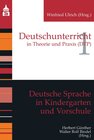 Buchcover Deutsche Sprache in Kindergarten und Vorschule