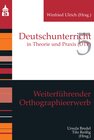 Buchcover Weiterführender Orthographieerwerb