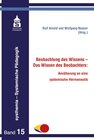 Buchcover Beobachtung des Wissens - Das Wissen des Beobachters: