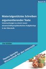 Buchcover Materialgestütztes Schreiben argumentierender Texte