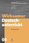 Buchcover Wirksamer Deutschunterricht