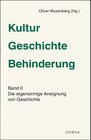 Buchcover Kultur - Geschichte - Behinderung