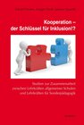 Buchcover Kooperation - der Schlüssel für Inklusion!?