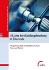 Buchcover 50 Jahre Berufsbildungsforschung in Österreich