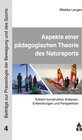 Buchcover Aspekte einer pädagogischen Theorie des Natursports