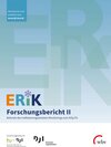 Buchcover ERiK-Forschungsbericht II