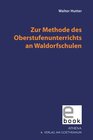 Buchcover Zur Methode des Oberstufenunterrichts an Waldorfschulen