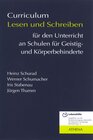 Buchcover Curriculum Lesen und Schreiben für den Unterricht an Schulen für Geistig- und Körperbehinderte