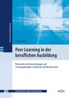 Buchcover Peer Learning in der beruflichen Ausbildung