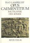 Buchcover Opus Caementitium