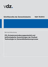 Buchcover CO2-Emmissionsminderungspotential und technologische Auswirkungen der Oxyfuel-Technologie im Zementklinkerprozess