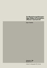 Buchcover Zur Berechnung dünnwandiger Stäbe mit variablem, offenem Querschnitt