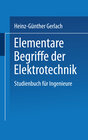 Buchcover Elementare Begriffe der Elektrotechnik