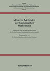 Buchcover Moderne Methoden der Numerischen Mathematik