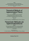 Buchcover Numerische Methoden der Approximationstheorie / Numerical Methods of Approximation Theory