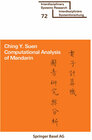 Buchcover Computational Analysis of Mandarin