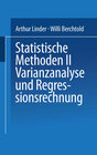 Buchcover Statistische Methoden II Varianzanalyse und Regressionsrechnung