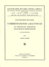 Buchcover Commentationes analyticae ad theoriam serierum infinitarum pertinentes 2nd part
