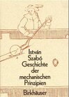 Buchcover Geschichte der mechanischen Prinzipien und ihrer wichtigsten Anwendungen