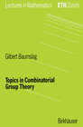 Buchcover Topics in Combinatorial Group Theory