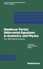 Buchcover Nonlinear Partial Differential Equations in Geometry and Physics