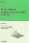 Buchcover Multivariate Approximation and Splines