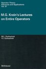 Buchcover M.G. Krein’s Lectures on Entire Operators