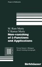 Buchcover Non-vanishing of L-Functions and Applications