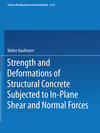 Buchcover Strength and Deformations of Structural Concrete Subjected to In-Plane Shear and Normal Forces