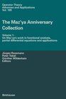 Buchcover The Maz'ya Anniversary Collection / The Maz’ya Anniversary Collection