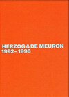 Buchcover Herzog & de Meuron. Das Gesamtwerk /The Complete Works / Herzog & de Meuron 1992-1996