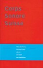 Buchcover Corps sonore suisse