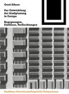Buchcover Zur Entwicklung der Stadtplanung in Europa