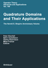 Buchcover Quadrature Domains and Their Applications