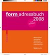 Buchcover form adressbuch 2008