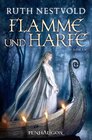 Buchcover Flamme und Harfe