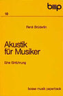Buchcover Akustik für Musiker. Eine Einführung / Akustik für Musiker. Eine Einführung