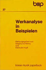 Buchcover Werkanalyse in Beispielen